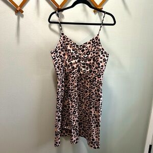 Women’s leopard print dress